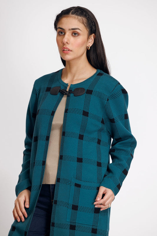 Ellena - Round Neck Cardigan Sweater