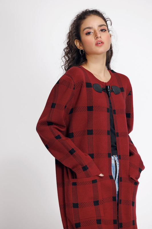 Ellena - Round Neck Cardigan Sweater