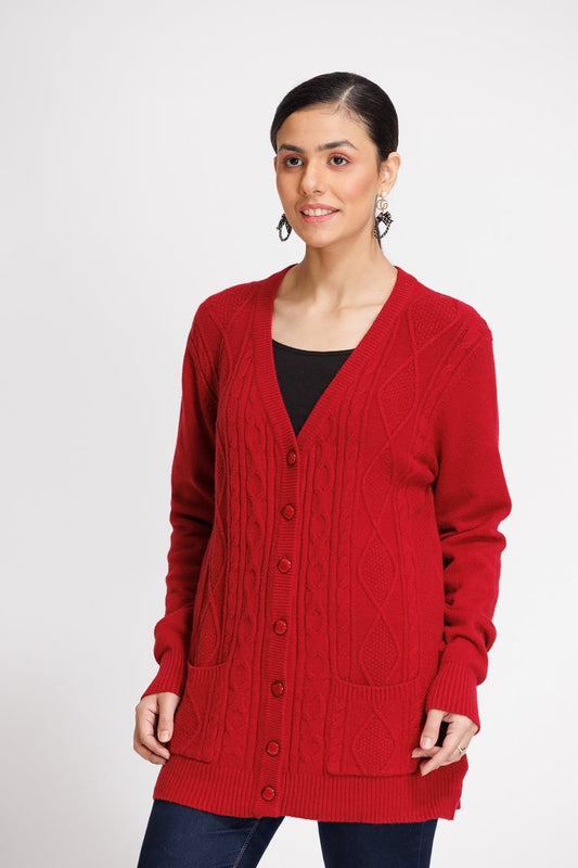 Ellena - V-Neck Cardigan Sweater