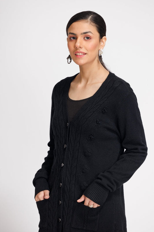 Ellena - V-Neck Cardigan Sweater
