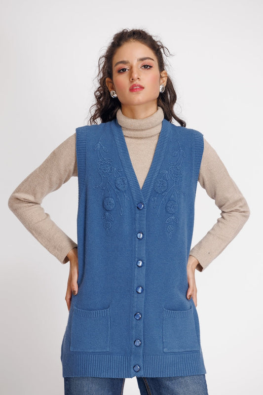 Ellena - V-Neck Cardigan Sweater