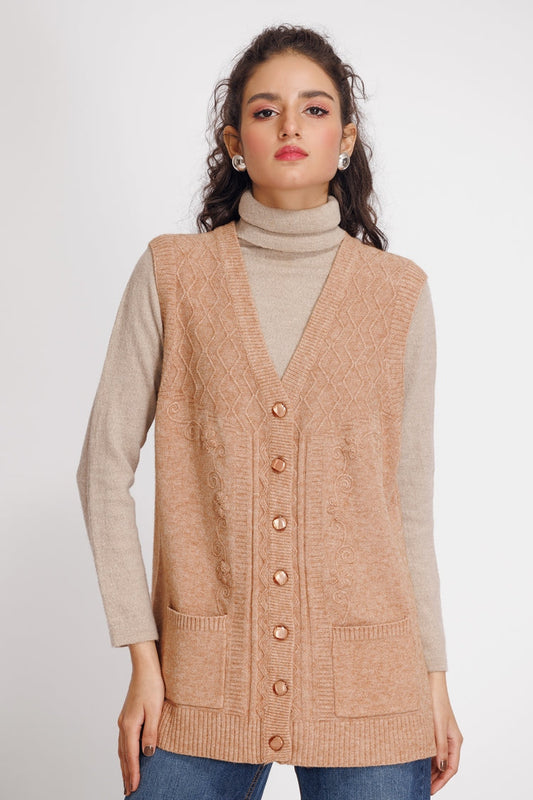 Ellena - V-Neck Cardigan Sweater
