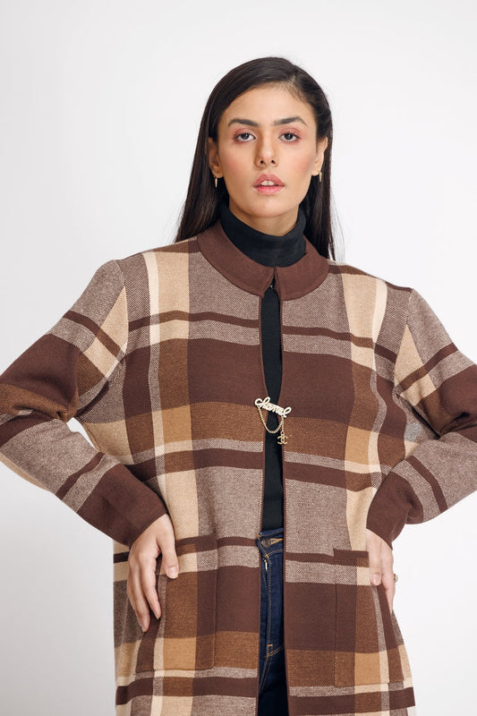 Ellena - Round Neck Cardigan Sweater