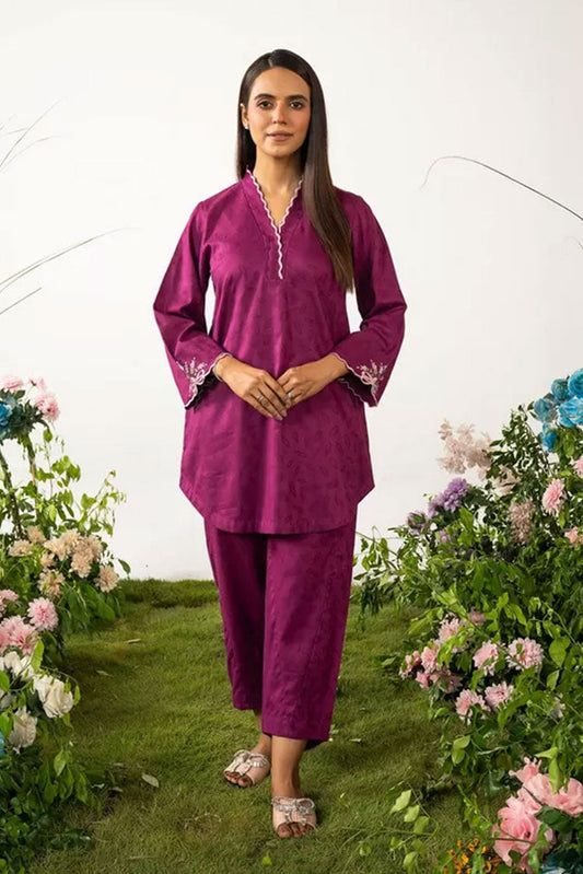 Peelu - 2 Piece - Embroidered Suit