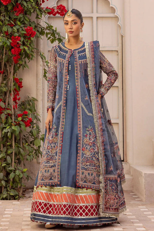 Picture of Tessa - Gul e Tar - Maharani (D-02 Blue) - Available at Raja Sahib