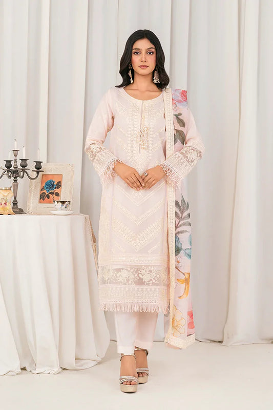 Khubsurat - Afreen - 3307 - Pink - KH-ORNT