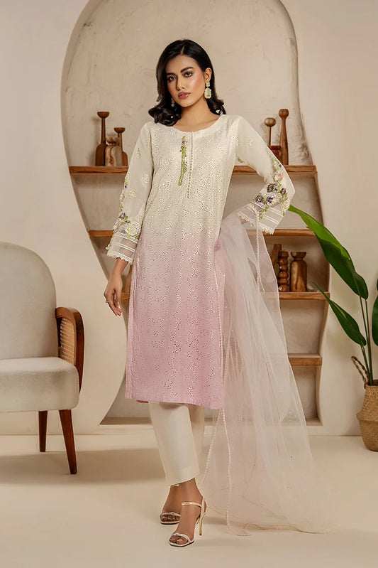 Khubsurat - 3 Piece Ready To Wear - Lilac - 3671-KH-CT