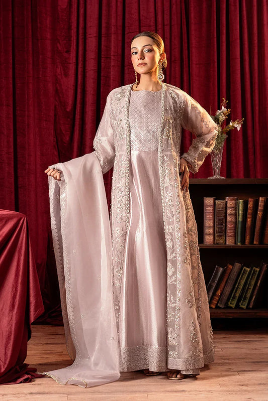 Khubsurat - 3 Piece Stitched Embroidered - Lavender - 3800-KH-OR