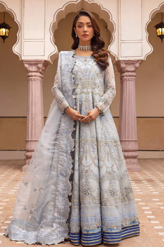 Picture of Tessa - Gul e Tar - Nelam (D-05 Sky Blue Mexi) - Available at Raja Sahib