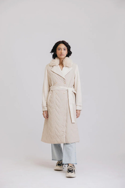 Picture of Full Sleeves Long Coat - Available at Raja Sahib