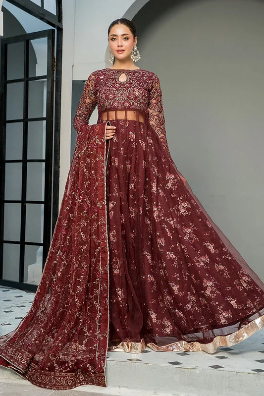 Ellena - 3-PC Stitched Embroidered Suit