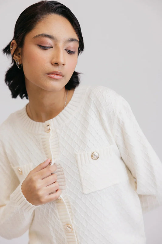 Shop Full Sleeves Round Neck Cardigan Sweater Online Now
