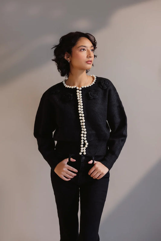 Shop Full Sleeves Round Neck Cardigan Sweater Online Now