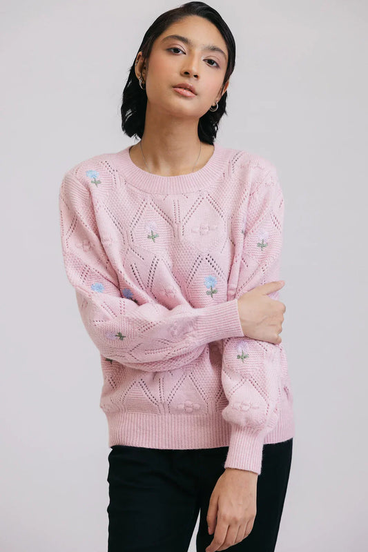 Picture of <!--azs-->Full Sleeves V-Neck Pullover Sweater - Available at Raja Sahib