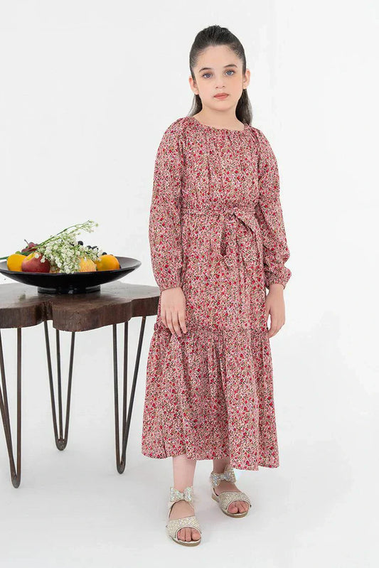 Ellena - Printed Lawn Maxi Dress