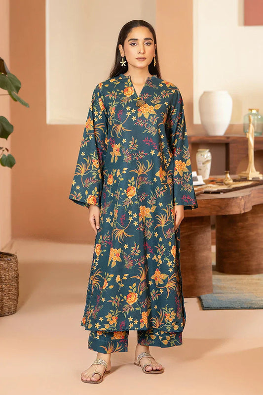 Picture of 2-PC Stitched Printed Suit - Available at Raja Sahib