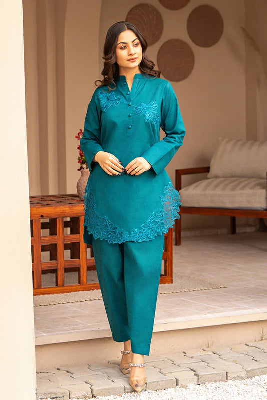 Picture of 2-PC Stitched Printed Suit - Available at Raja Sahib