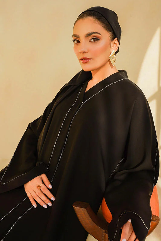 Divinely Crafted - Wahj Abaya Set - Buttoned Up