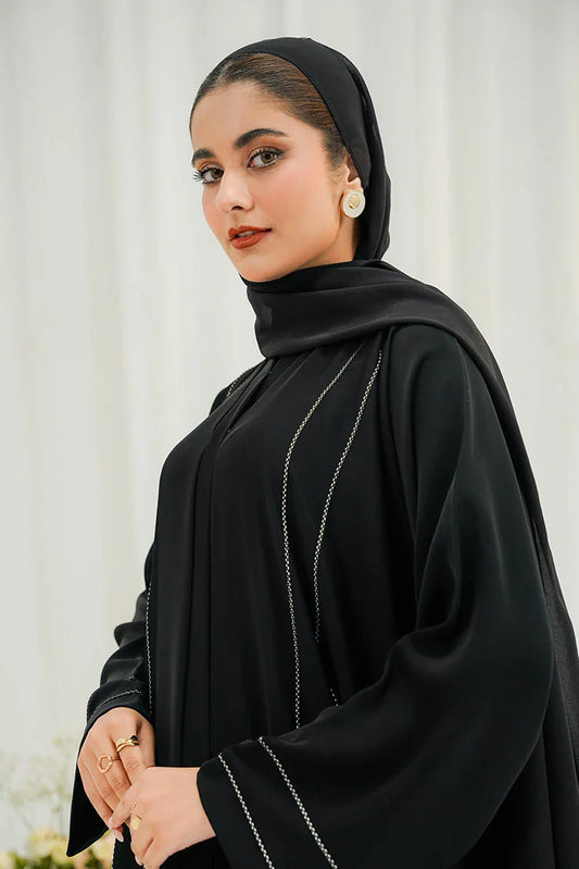 Divinely Crafted - Aria Abaya Set - Buttoned Up