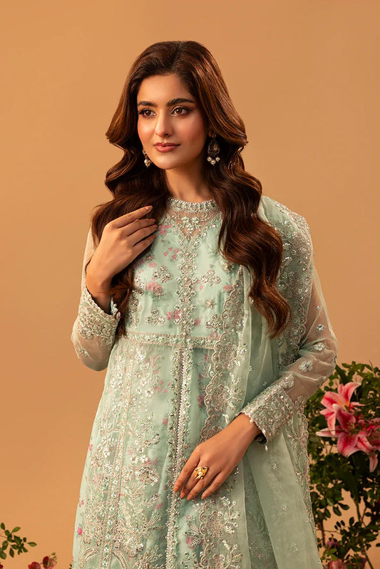 3-PC Stitched Embroidered Suit