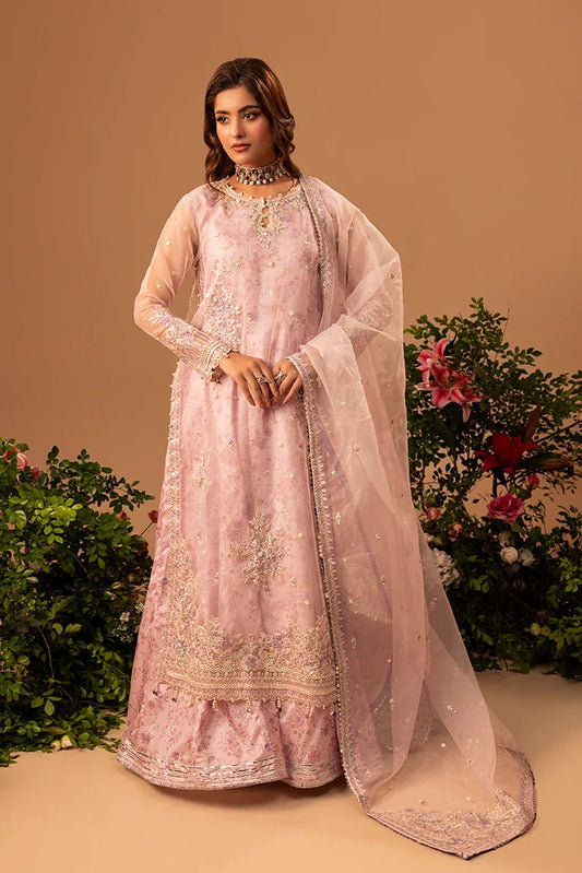 3-PC Stitched Embroidered Suit