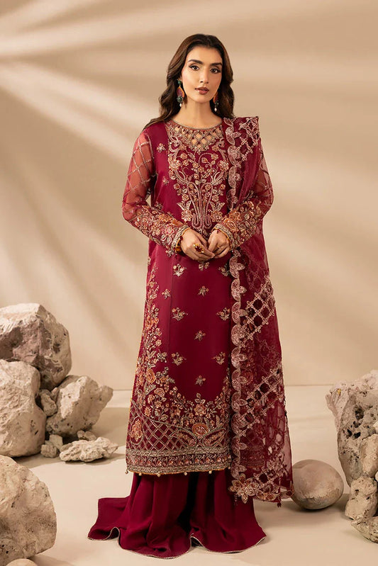 3-PC Stitched Embroidered Suit