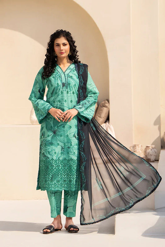 Picture of 3-PC Stitched Embroidered Suit - Available at Raja Sahib
