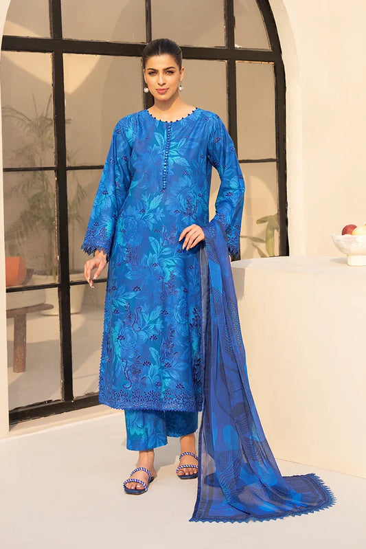 Picture of 3-PC Stitched Embroidered Suit - Available at Raja Sahib