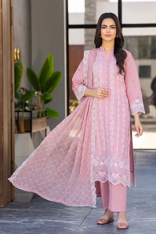 Picture of 3-PC Stitched Embroidered Suit - Available at Raja Sahib