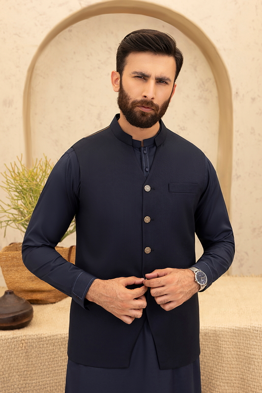 Black Pearl - Signature Series | Navy Waistcoat