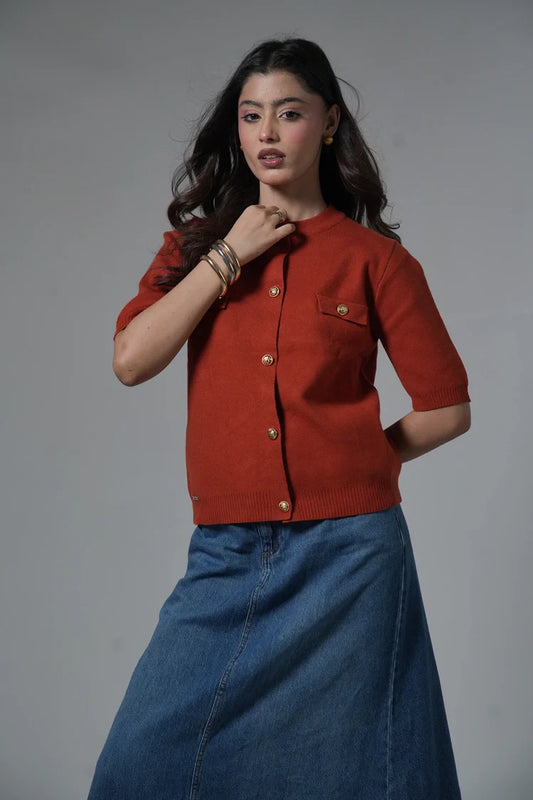 Short Sleeves Cardigan
