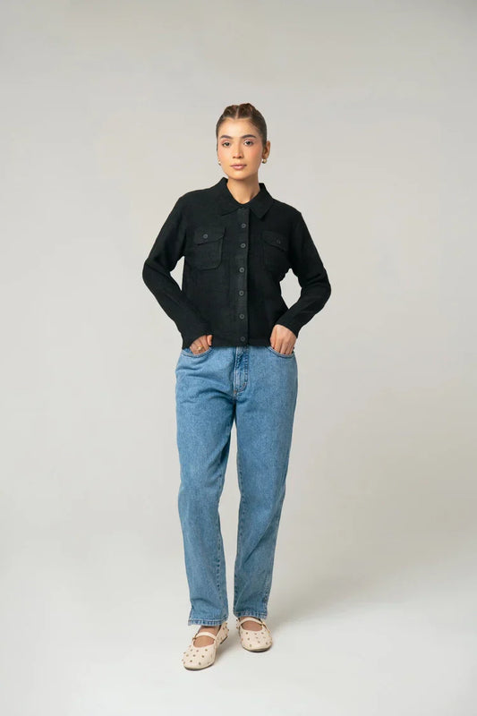 Collar Knit Cardigan