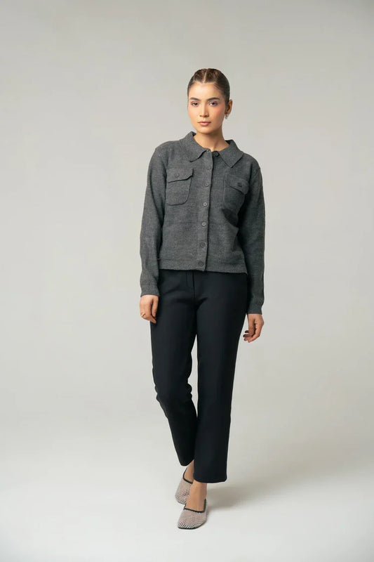 Collar Knit Cardigan