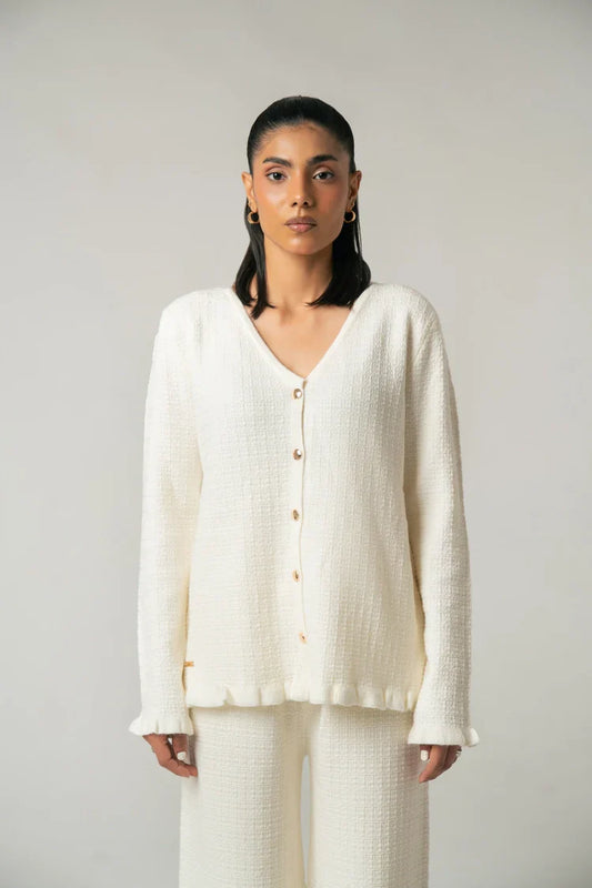 V-Neck Knit Sweater