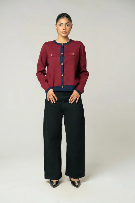 Regular Fit Knit Cardigan