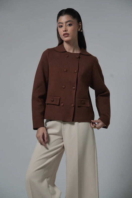 Collar Knit Cardigan