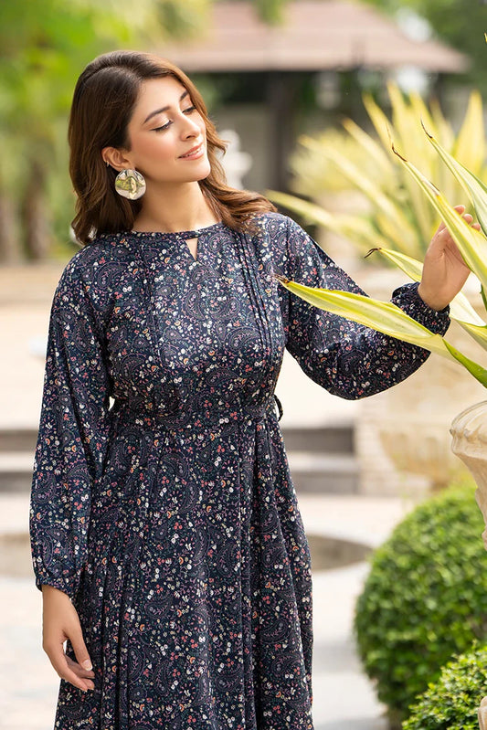 Printed Ladies Maxi Dress