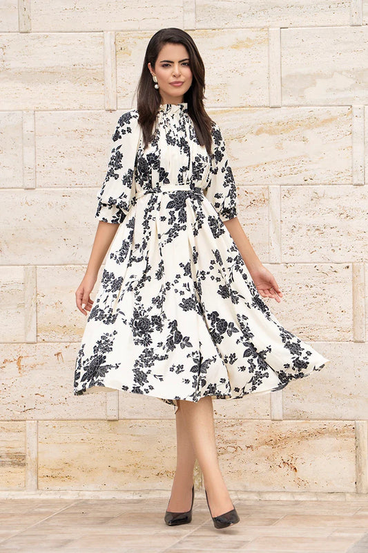 Printed Ladies Maxi Dress