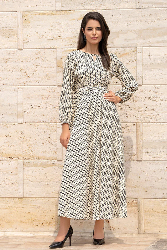 Printed Ladies Maxi Dress