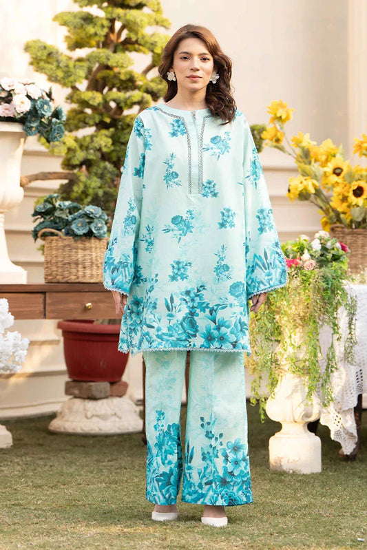 Picture of 2-PC Stitched Printed Suit - Available at Raja Sahib