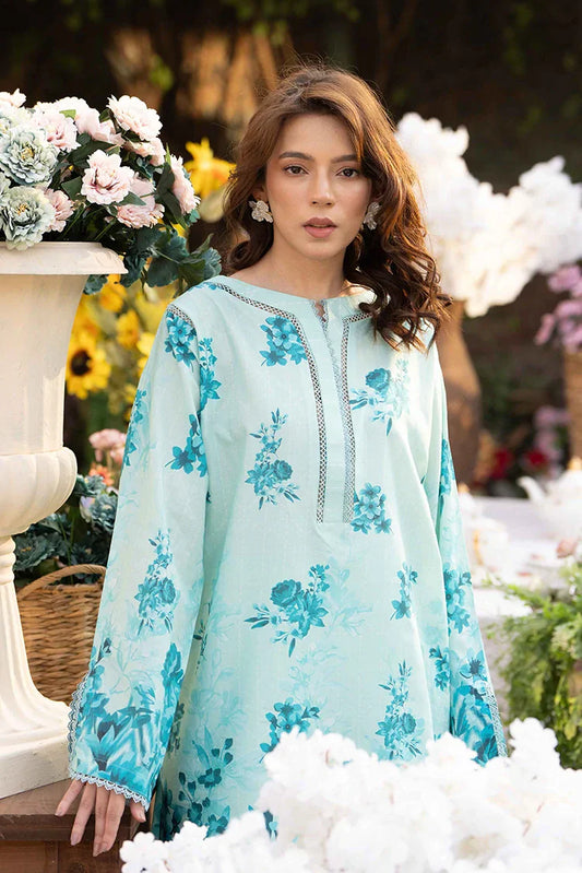Picture of 2-PC Stitched Printed Suit - Available at Raja Sahib