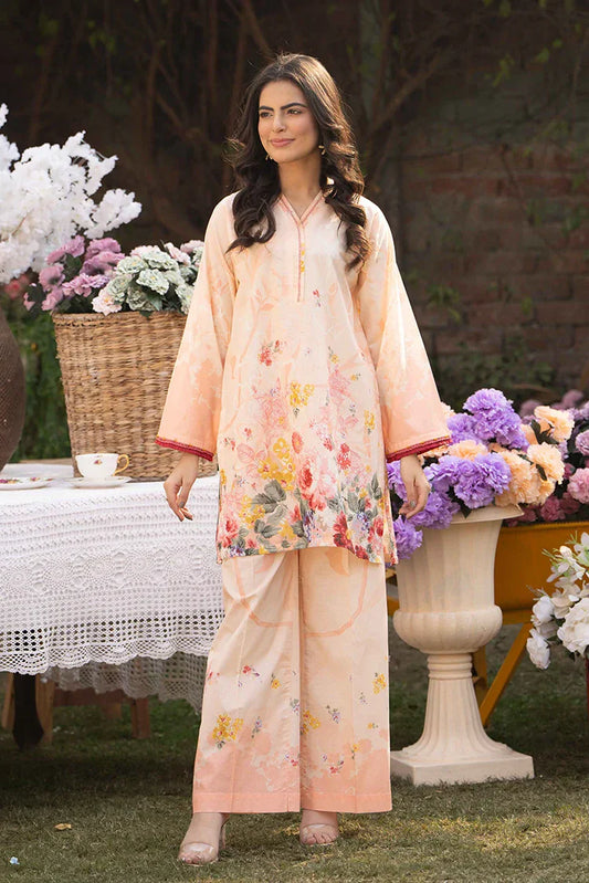Picture of 2-PC Stitched Printed Suit - Available at Raja Sahib