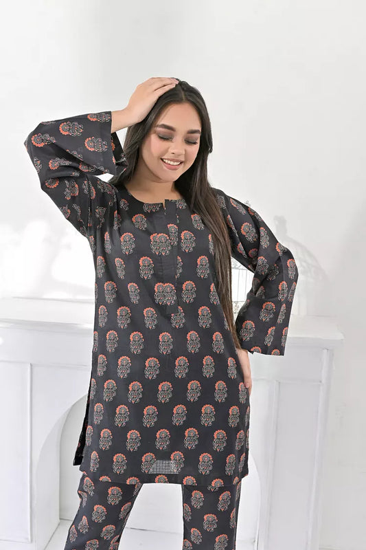 Silcot - Black Floral Ensemble