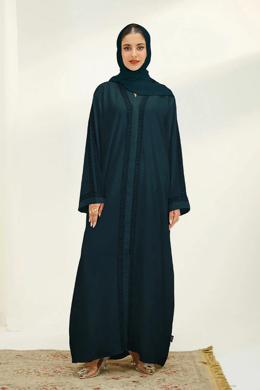 Divinely Crafted - Fajr Abaya Set - Buttoned Up