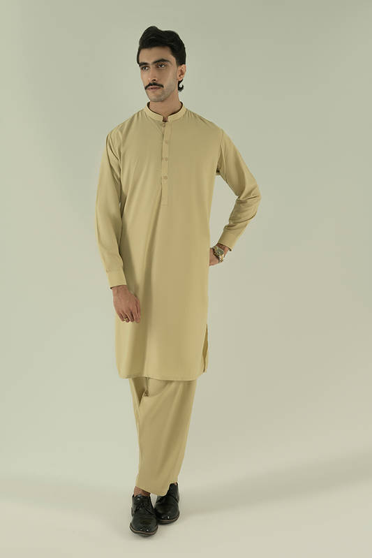 Black Pearl - Wash & Wear | Green Ban Kameez Shalwar