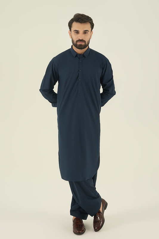 Black Pearl - Wash & Wear | Blue Collar Kameez Shalwar