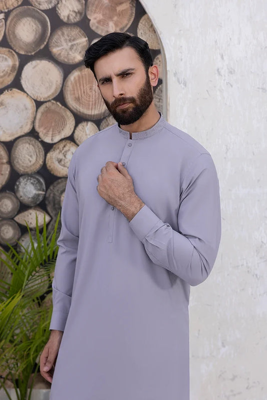 Wash & Wear | Lavender Ban Shalwar Kameez