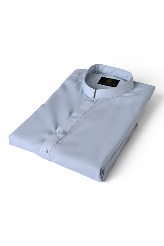 Black Pearl - Wash & Wear | Light Blue Ban Shalwar Kameez
