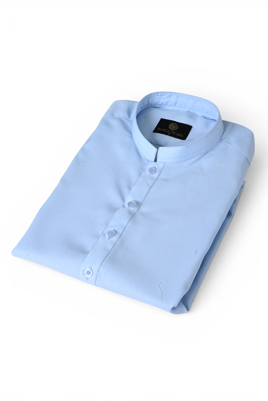Black Pearl - Wash & Wear | Sky Blue Ban Shalwar Kameez