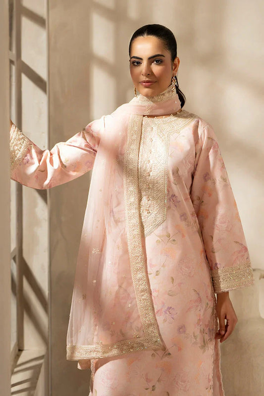 Ellena - 3-PC Stitched Embroidered Suit